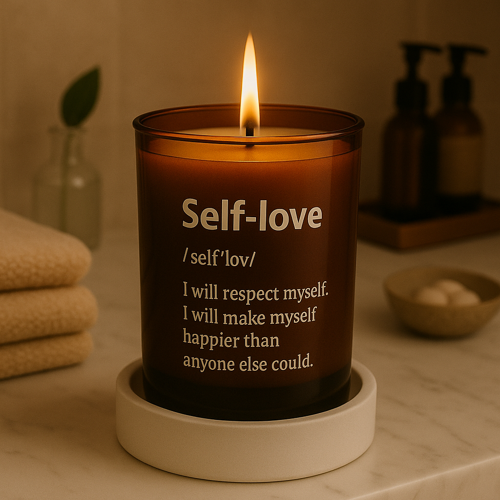 The Self-Love Candle – Affirmation Ritual in a Jar