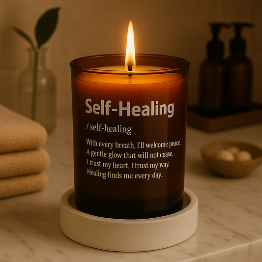 Self-Healing Luxury Candle – Calm, Restore, and Recenter