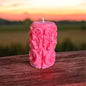 Carved Pillar Candle