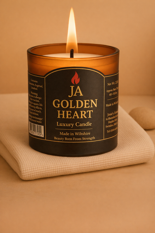 Golden Heart - Luxury Candle Uk